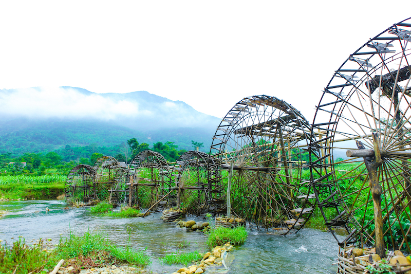 Pu,Luong,Water,Wheel,On,Stream,,Thanh,Hoa,,Vietnam